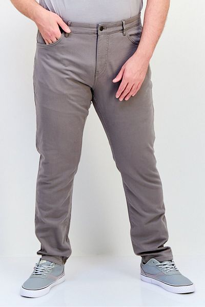CELIO Men Regular Fit Solid Chino Pants, Taupe