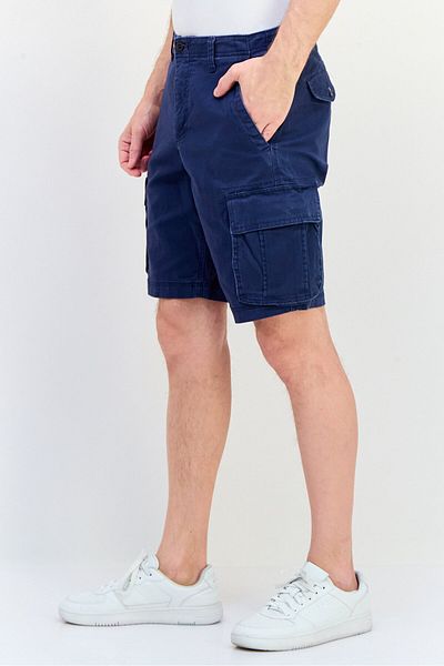 GAP Men Solid 11 Inseam Cargo Shorts, Navy