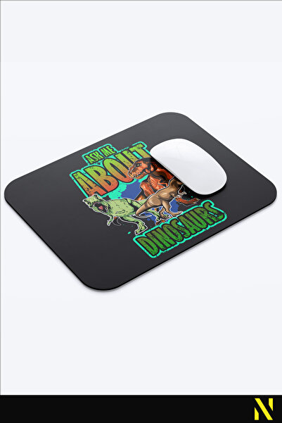 nilizma Ергономична подложка за мишка с динозавърска тематика и неплъзгаща се основа за дома и офиса