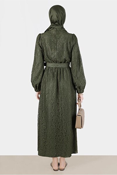 Alvina Δαντελένιο φόρεμα ζώνης - 42814