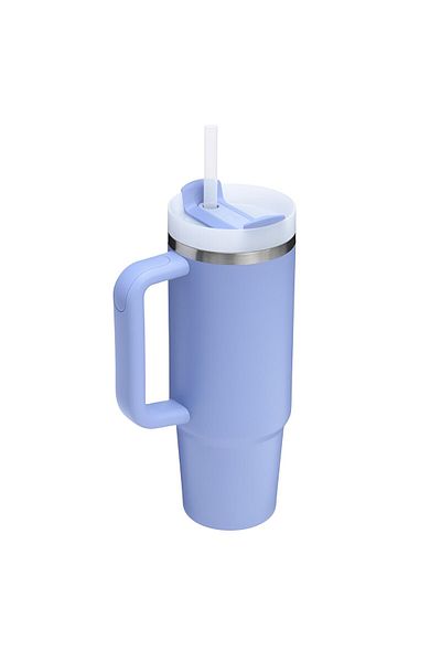 Stânley Cana termos Stanley Quencher H2.0 Flowstate, oțel inoxidabil, 1180 ml, albastru lavandă