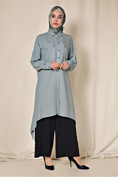 Alvina ÇITÇITLI ASİMETRİK TUNİK 4855