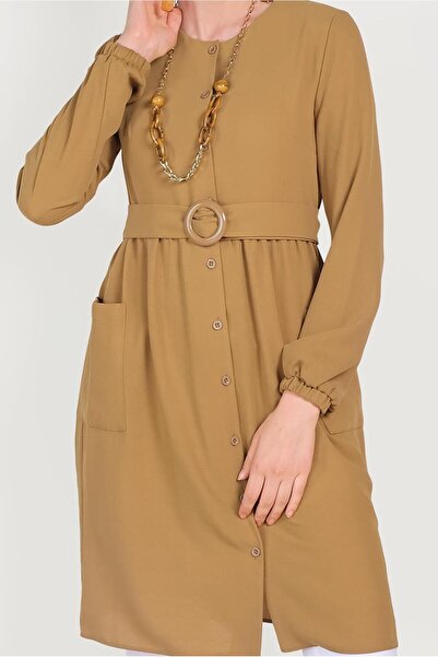 Alvina Tunic with Button and Pocket Detail 40151