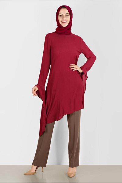 Alvina Asymetric Cut Tunic 41786