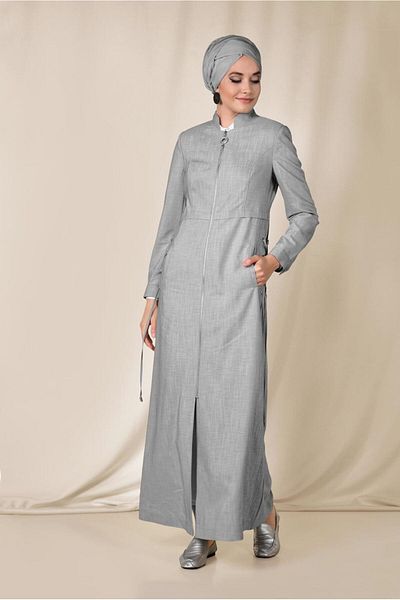 Alvina 1421 Model Pardeşü - Λεπτομέρεια με σταυρωτά κορδόνια