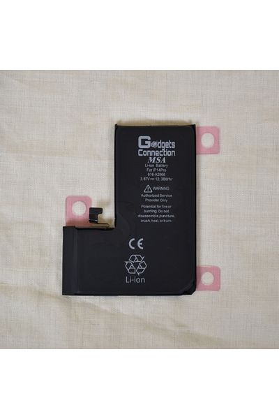 Gadgets Connection Replacement Battery for Apple iPhone 14 Pro in Black