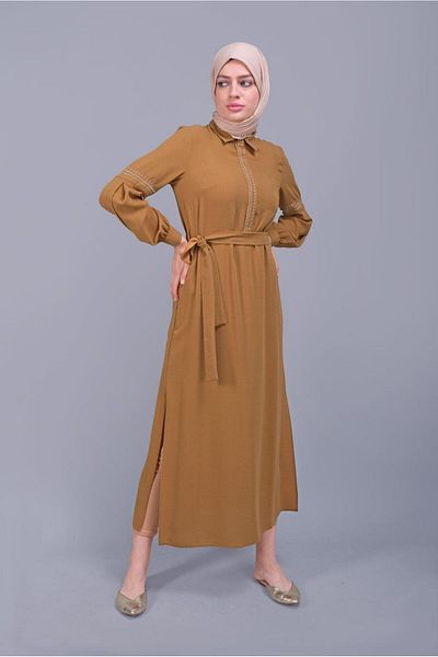 Alvina Belted Embroidered Tunic - Model 40739