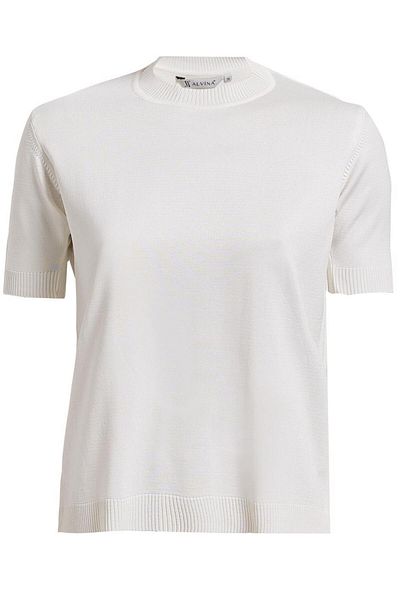 Alvina Pulover tricotat cu maneca scurta 45019
