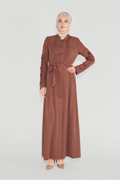 Alvina 10218 Model Judge Collar Top Coat