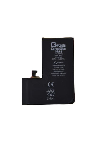 Gadgets Connection Replacement Battery for Apple iPhone 14 Pro in Black