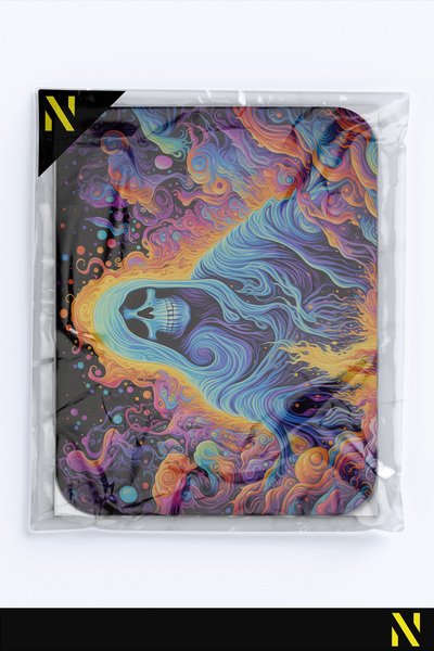 nilizma Ергономична подложка за мишка с мотив за Хелоуин и противоплъзгаща основа за дома и офиса