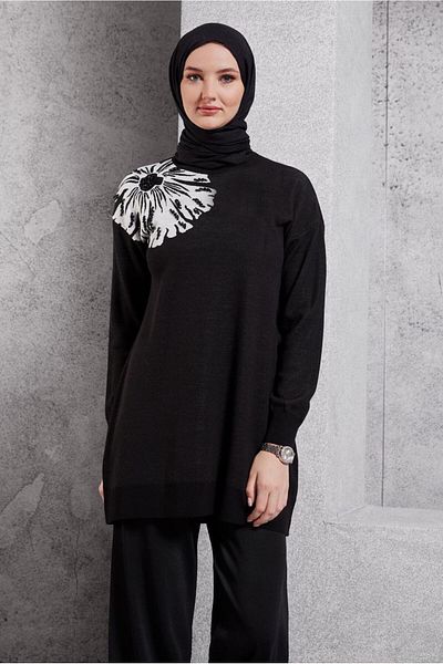 Alvina Bead Embroidered Knit Tunic 44914