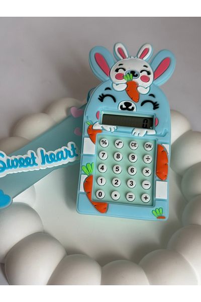 PileaD Calculator, Purse Ornament, Cute Character Keyring with Game