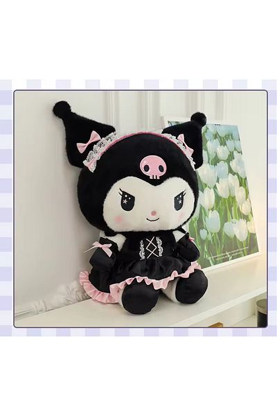ABYZ Kuromi Doll From The Hello Kitty Sanrio Series, Plush With Dress, 55cm