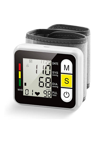 Velixo Tensiometru pentru încheietura mâinii, afișaj LED mare, măsurare automată, alertă puls neregulat, oscilometric