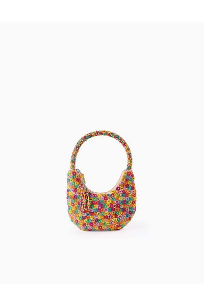 Ziddy Beaded Bag for Babies and Girls, Multicolour