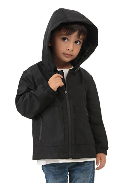 Firststops Спортивний чоловічий дитячий чорний підкладковий водо- та вітронеп...