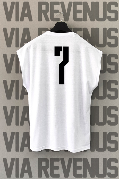 Vordevia Tricou sport cu mânecă zero cu decolteu rotund cu imprimeu pe spate,...