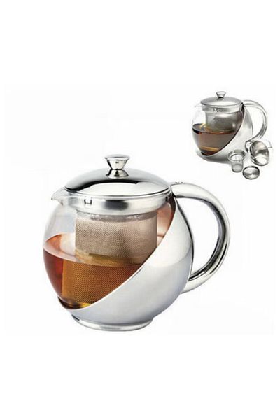 ABYZ ®™ Glass And Stainless Steel Infuser Kettle, 750ml