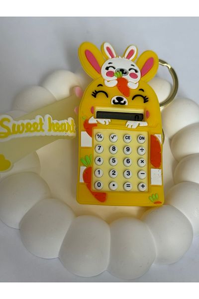 PileaD Calculator, Purse Ornament, Cute Character Keyring with Game