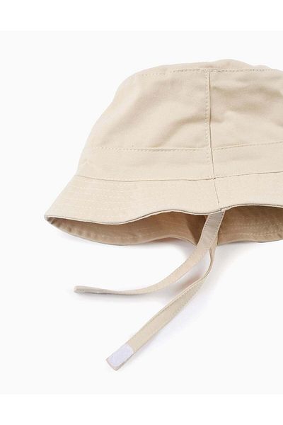 Ziddy Twill Beanie Hat for Babies and Child, Beige