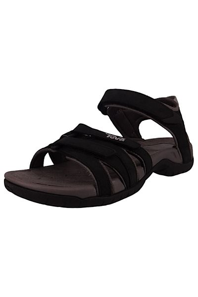 TEVA Damen Trekking Sandalen Sandalen Tirra Leather 4177 Schwarz Blk Blk Leder Mit Eva