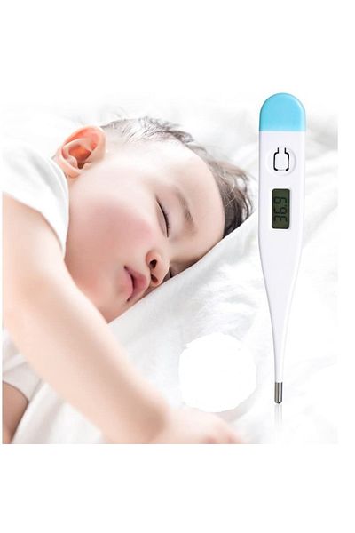Berrcom Digital Thermometer, Oral Underarm Rectal Temperature Thermometer for Adults,Children & Babies