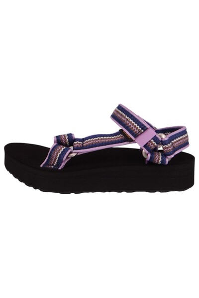 TEVA Damen Trekking Sandalen Sandalen Midform Universal Woven 1171870 Schwarz Lpnb Lupine/black Polyester