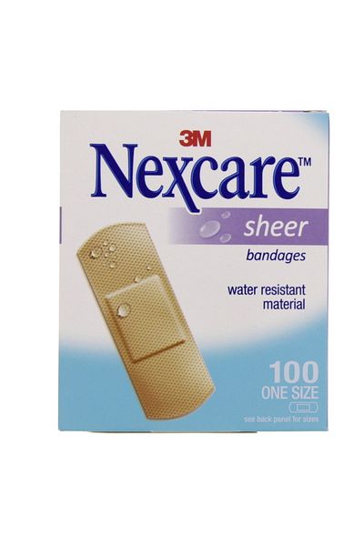 Nexcare Sheer Bandages 100pcs
