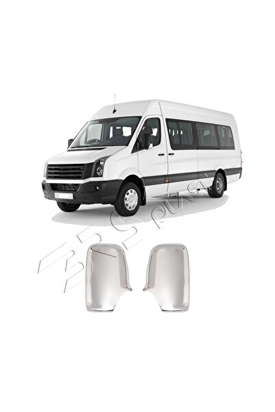 ServetDizaynOto Volkswagen Crafter Uyumlu 2006-2017 Krom Ayna Kapağı 2 Parça ...