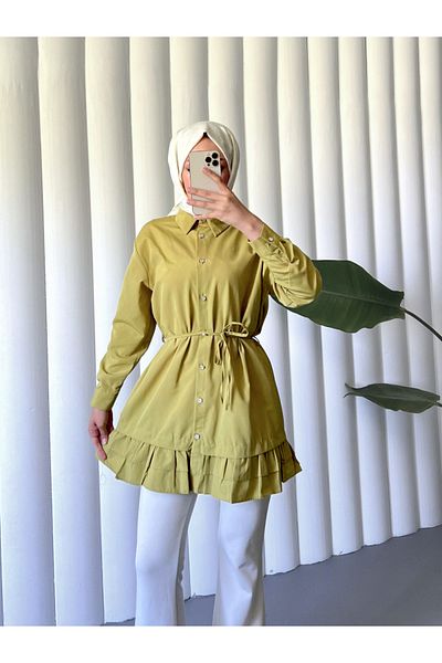 Modamorfo Poplin Type Pop up Concept Jacket - Oil Green