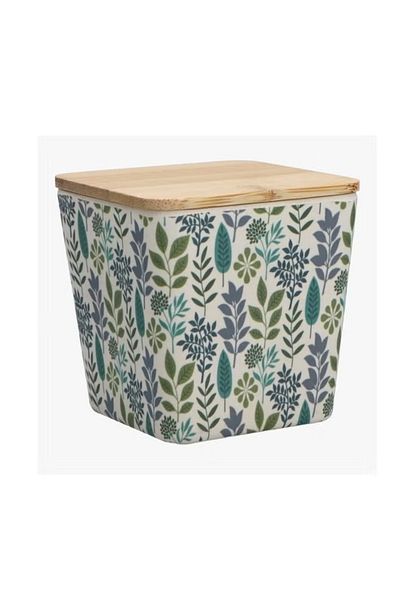 Felli Bamboo Fiber Canister with Lid Multicolor
