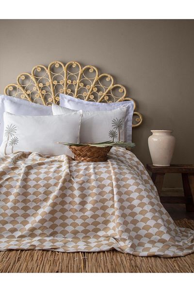 Apricitas HOME طقم غطاء سرير فردي المغرب - غطاء سرير