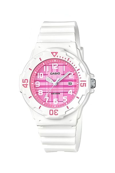 Casio Women's Youth Series Analog Watch Lrw-200h-4cvdf - 34 Mm - White