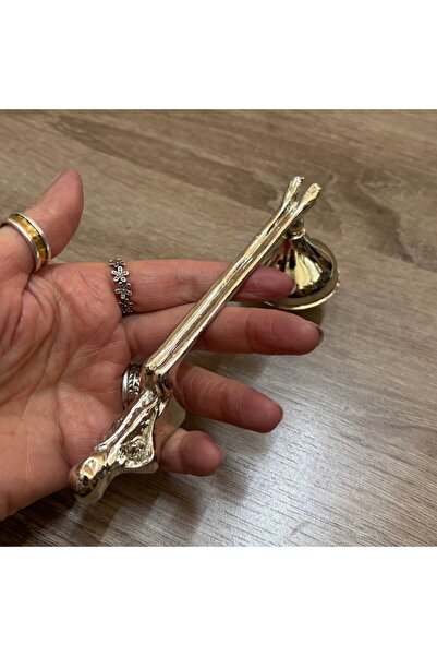 Mercan Tasarım Atölyesi DÜŞÜNEN ADAMLI METAL MUM SÖNDÜRÜCÜ-GÜMÜŞ