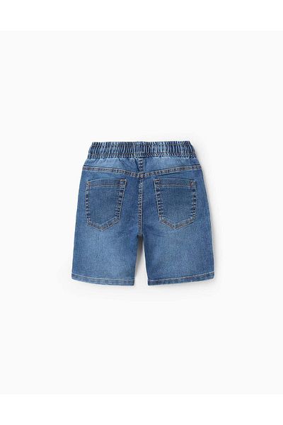 Ziddy Denim Shorts with Drawstring for Boys 'Midi', Blue