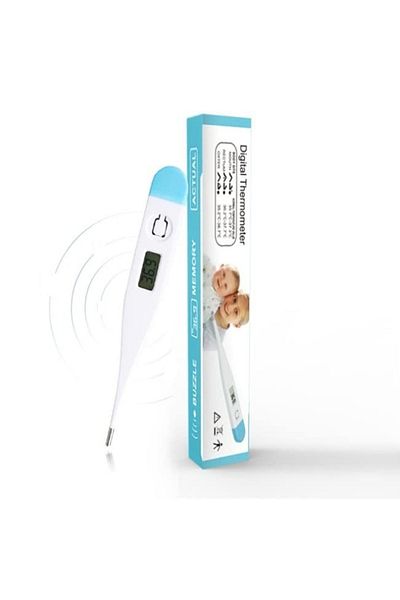 Berrcom Digital Thermometer, Oral Underarm Rectal Temperature Thermometer for Adults,Children & Babies