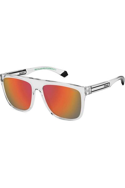 Polaroid Polarized Sunglasses Men Pld 2162/s 900, Plastic, Grey, 56 Mm