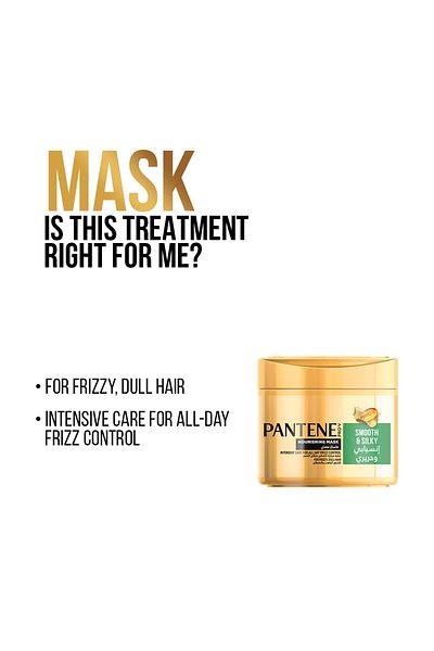 Pantene Pro-V Milky Smooth and Silky Intensive Care Nourishing Mask 300 ml
