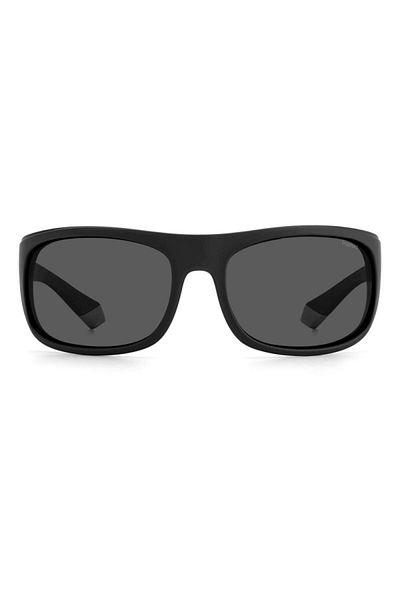 Polaroid Polarized Sunglasses Men Polaroid PLD 2125/S 08A/M9, Plastic, Black, 66 mm