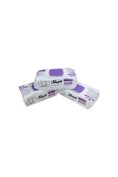 Sleepy Surface Cleaning Wet Towel 3 Pack 300 Pieces Orchid Garden