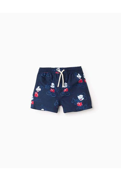 Ziddy Swim Shorts for Baby Boys 'Mickey', Dark Blue