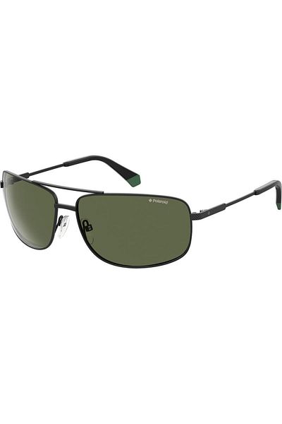 Polaroid Ochelari de soare polarizați pentru bărbați Polaroid PLD 2101/S 003/UC, Metal, Negru, 63 mm
