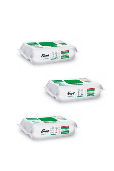 Sleepy Package - 3 X Easy Clean White Soap Multi-surface Wet Wipes 100 Pcs, 300pcs