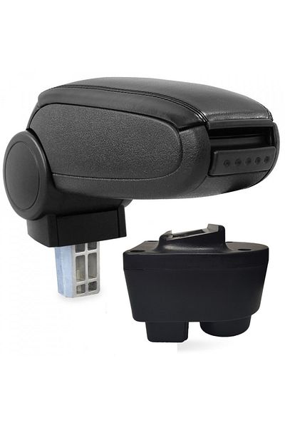 CED AUTO TRADE Car armrest Opel Corsa C 1998-2008, black eco-leather