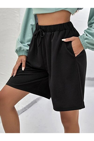 UYN SPORT Black Bermuda Short Shorts Relaxed Fit