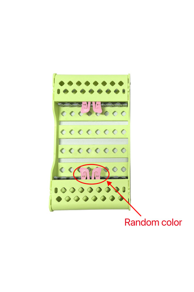 Choice حاملات صناديق تعقيم الأسنان الخضراء، مقابض، 8 فتحات، رف كاسيت للأدوات،...