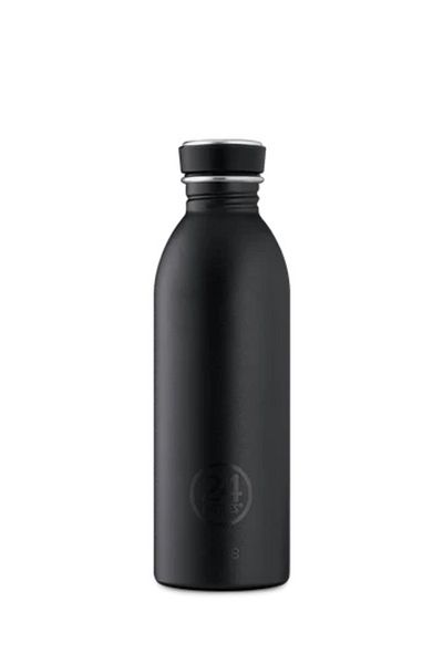 24Bottles Urban Non-Thermal Water Bottle - Aston Tuxedo Black - 500ml