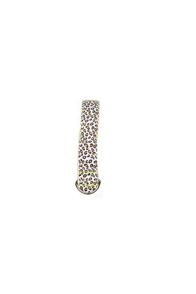 OEM LED collar for dogs and cats, leopard pattern, 36 cm, size S, white