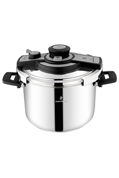 Sofram Nova Siyah 6 Lt. Matik Düdüklü Tencere